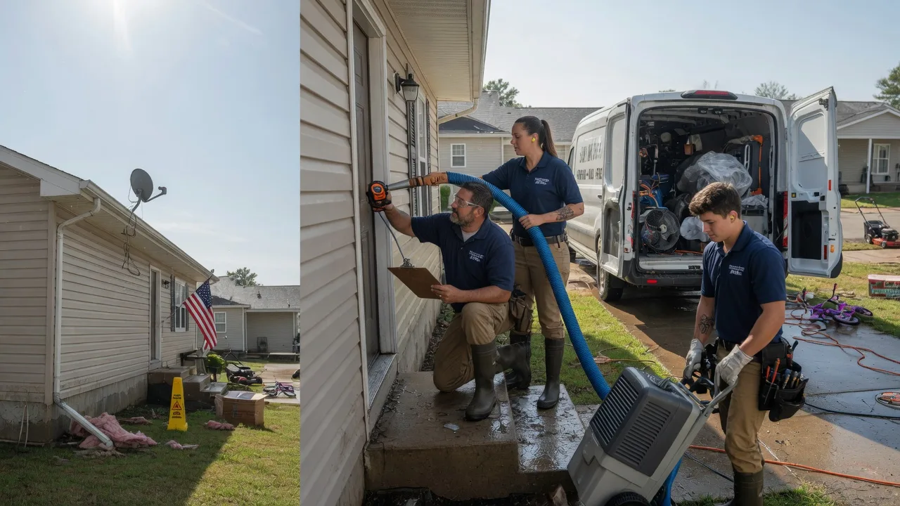 Ceiling Water Damage Restoration in Guys, TN near me